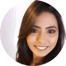 Photo de profil Linkedin de Imen Ferchichi, en couleur, consultante Tableau Software TECOS